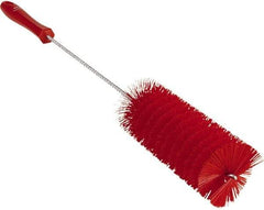 Vikan - 2-3/8" Diam Polyester Valve Brush - 19-5/8" OAL, 5-13/16" Head Length, Polypropylene & Stainless Steel Handle - Makers Industrial Supply