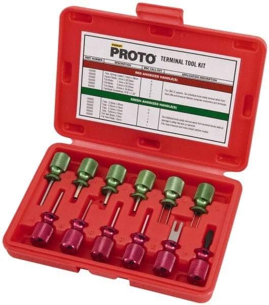 Proto - 12 Piece Automotive Battery Connector Terminal Tool Kit - Makers Industrial Supply