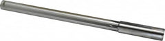 Made in USA - 43/64" Carbide-Tipped 6 Flute Chucking Reamer - Straight Flute, Straight Shank, 2-1/4" Flute Length, 9" OAL - Makers Industrial Supply