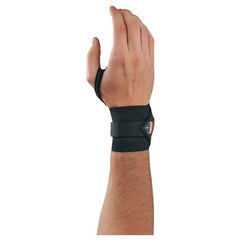 420 S/M Black Wrist Wrap W/Thumb Loop - Makers Industrial Supply