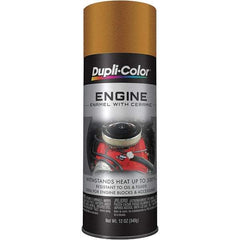 Krylon - 12 oz Universal Gold Automotive Heat Resistant Paint - High Gloss Finish, Comes in Aerosol Can - Makers Industrial Supply