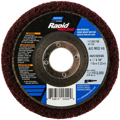 Norton - 4-1/2" Diam, Medium Grade, Aluminum Oxide Deburring Disc - Makers Industrial Supply