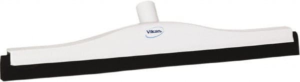 Vikan - 20" Foam Rubber Blade Bench Squeegee - Double Edge, White, Plastic Holder - Makers Industrial Supply