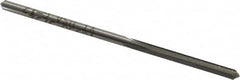 Made in USA - 3/32" High Speed Steel 4 Flute Chucking Reamer - Straight Flute, 3/32" Straight Shank, 3/4" Flute Length, 2-1/4" OAL - Makers Industrial Supply