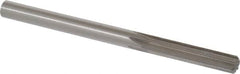 Made in USA - Letter S High Speed Steel 6 Flute Chucking Reamer - Straight Flute, 0.348" Straight Shank, 1-3/4" Flute Length, 4-7/8" OAL - Makers Industrial Supply