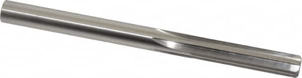 Made in USA - Letter X High Speed Steel 6 Flute Chucking Reamer - Straight Flute, 0.397" Straight Shank, 1-3/4" Flute Length, 5-1/8" OAL - Makers Industrial Supply