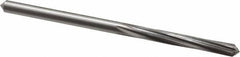 Made in USA - #17 High Speed Steel 6 Flute Chucking Reamer - Spiral Flute, 0.173" Straight Shank, 1-1/8" Flute Length, 3-3/8" OAL - Makers Industrial Supply