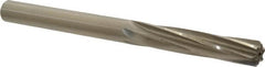 Made in USA - 0.4355" High Speed Steel 6 Flute Chucking Reamer - Spiral Flute, 0.4355" Straight Shank, 1-3/4" Flute Length, 5-1/2" OAL - Makers Industrial Supply