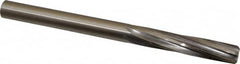 Made in USA - 0.4365" High Speed Steel 6 Flute Chucking Reamer - Spiral Flute, 0.4365" Straight Shank, 1-3/4" Flute Length, 5-1/2" OAL - Makers Industrial Supply