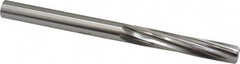 Made in USA - Letter Y High Speed Steel 6 Flute Chucking Reamer - Spiral Flute, 0.404" Straight Shank, 1-3/4" Flute Length, 5-1/4" OAL - Makers Industrial Supply