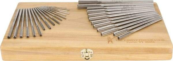 Made in USA - 1/8" to 1/2", Chucking Reamer Set - Straight Flute, Right Hand Cut, 29 Pieces - Makers Industrial Supply