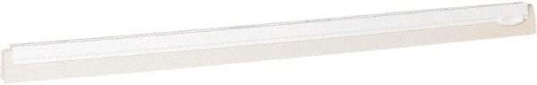 Vikan - 28" Foam Rubber Blade Squeegee Refill - Double Edge, White, Plastic Holder - Makers Industrial Supply