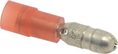 3M - 22 to 18 AWG Crimp Bullet Connector - Red Nylon Insulation - Makers Industrial Supply