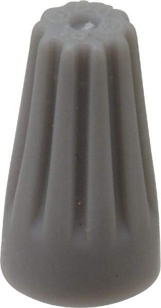 3M - 3, 22 to 2, 16 AWG, 300 Volt, Fire Resistant, Standard Twist on Wire Connector - Gray, 221°F - Makers Industrial Supply