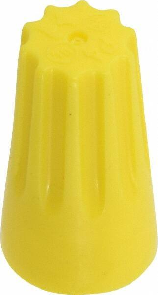 3M - 3, 20 to 2, 12 AWG, 600 Volt, Fire Resistant, Standard Twist on Wire Connector - Yellow, 221°F - Makers Industrial Supply