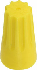 3M - 3, 20 to 2, 12 AWG, 600 Volt, Fire Resistant, Standard Twist on Wire Connector - Yellow, 221°F - Makers Industrial Supply