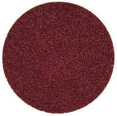 Merit Abrasives - 1-1/2" Disc Diam, 100 Grit, Zirconia Alumina Quick Change Disc - Type R Attaching System, Coated, Blue, Fine Grade, 30,000 RPM - Makers Industrial Supply