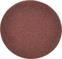 Merit Abrasives - 2" Diam, 60 Grit Aluminum Oxide Adhesive PSA Disc - Coarse Grade, Black, Cloth Backing, Flexible - Makers Industrial Supply