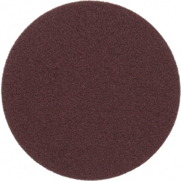 Merit Abrasives - 2" Diam, 120 Grit Aluminum Oxide Adhesive PSA Disc - Medium Grade, Black, Cloth Backing, Flexible - Makers Industrial Supply