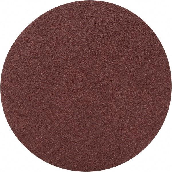 Merit Abrasives - 3" Diam, 100 Grit Aluminum Oxide Adhesive PSA Disc - Medium Grade, Black, Cloth Backing, Flexible - Makers Industrial Supply