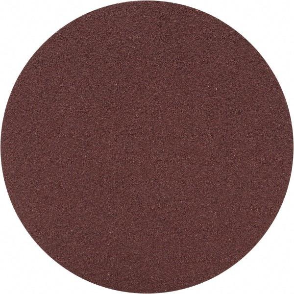 Merit Abrasives - 3" Diam, 120 Grit Aluminum Oxide Adhesive PSA Disc - Medium Grade, Black, Cloth Backing, Flexible - Makers Industrial Supply