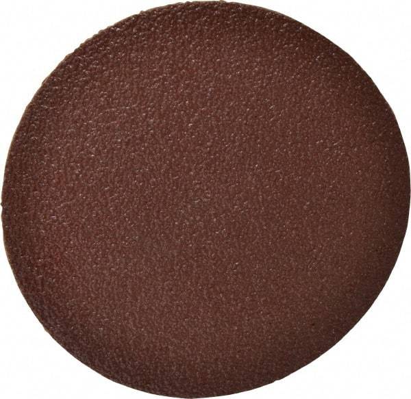 Merit Abrasives - 5" Diam, 36 Grit Aluminum Oxide Adhesive PSA Disc - Very Coarse, Black, Cloth Backing, Flexible - Makers Industrial Supply