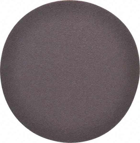 Merit Abrasives - 5" Diam, 80 Grit Aluminum Oxide Adhesive PSA Disc - Coarse Grade, Black, Cloth Backing, Flexible - Makers Industrial Supply