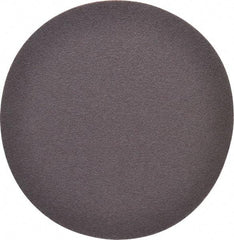 Merit Abrasives - 5" Diam, 80 Grit Aluminum Oxide Adhesive PSA Disc - Coarse Grade, Black, Cloth Backing, Flexible - Makers Industrial Supply