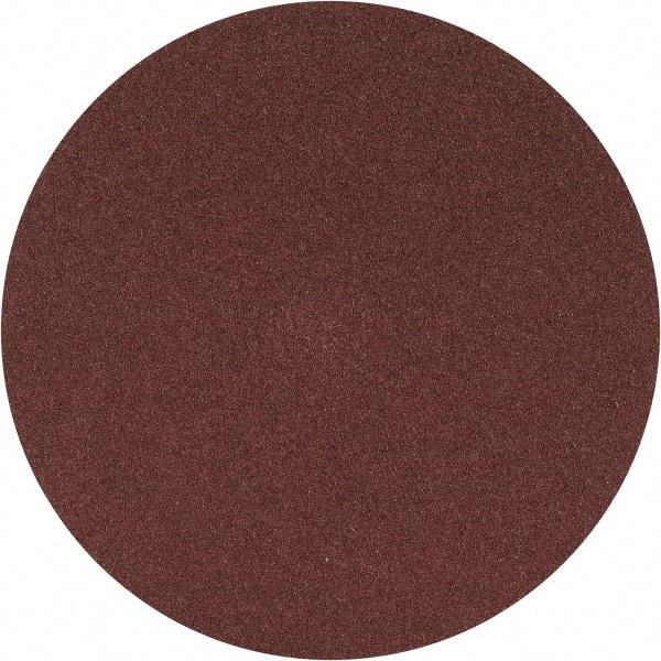 Merit Abrasives - 5" Diam, 100 Grit Aluminum Oxide Adhesive PSA Disc - Medium Grade, Black, Cloth Backing, Flexible - Makers Industrial Supply