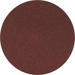 Merit Abrasives - 5" Diam, 100 Grit Aluminum Oxide Adhesive PSA Disc - Medium Grade, Black, Cloth Backing, Flexible - Makers Industrial Supply