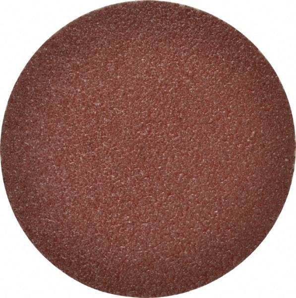 Merit Abrasives - 6" Diam, 24 Grit Aluminum Oxide Adhesive PSA Disc - Very Coarse, Black, Cloth Backing, Flexible - Makers Industrial Supply