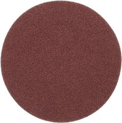 Merit Abrasives - 6" Diam, 40 Grit Aluminum Oxide Adhesive PSA Disc - Very Coarse, Black, Cloth Backing, Flexible - Makers Industrial Supply