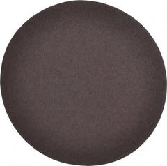 Merit Abrasives - 6" Diam, 80 Grit Aluminum Oxide Adhesive PSA Disc - Coarse Grade, Black, Cloth Backing, Flexible - Makers Industrial Supply