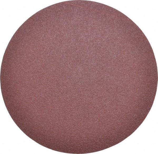 Merit Abrasives - 6" Diam, 120 Grit Aluminum Oxide Adhesive PSA Disc - Medium Grade, Black, Cloth Backing, Flexible - Makers Industrial Supply