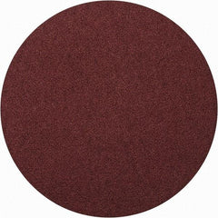 Merit Abrasives - 8" Diam, 50 Grit Aluminum Oxide Adhesive PSA Disc - Coarse Grade, Black, Cloth Backing, Flexible - Makers Industrial Supply