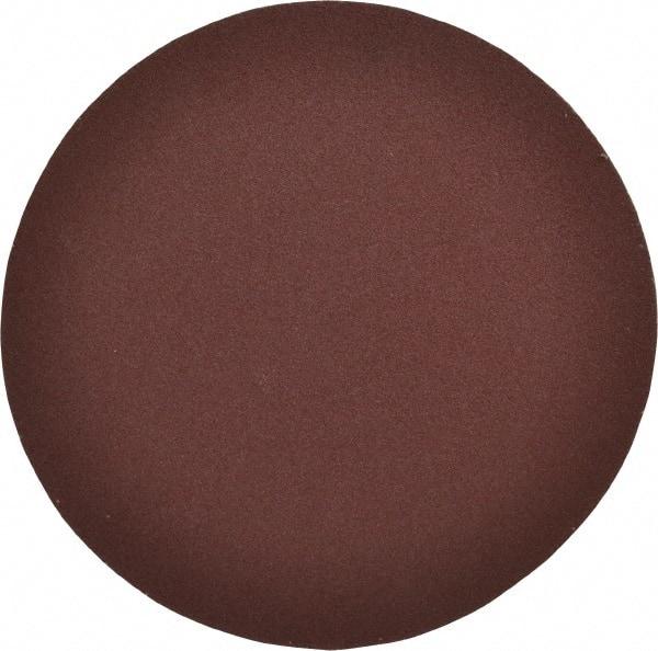 Merit Abrasives - 8" Diam, 100 Grit Aluminum Oxide Adhesive PSA Disc - Medium Grade, Black, Cloth Backing, Flexible - Makers Industrial Supply