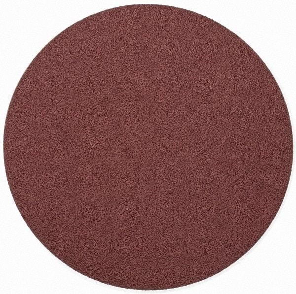 Merit Abrasives - 9" Diam, 40 Grit Aluminum Oxide Adhesive PSA Disc - Very Coarse, Black, Cloth Backing, Flexible - Makers Industrial Supply