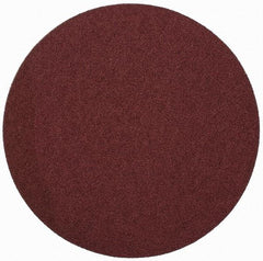 Merit Abrasives - 9" Diam, 50 Grit Aluminum Oxide Adhesive PSA Disc - Coarse Grade, Black, Cloth Backing, Flexible - Makers Industrial Supply