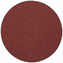 Merit Abrasives - 10" Diam, 36 Grit Aluminum Oxide Adhesive PSA Disc - Very Coarse, Black, Cloth Backing, Flexible - Makers Industrial Supply