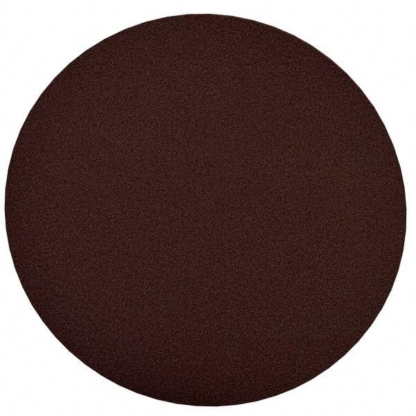 Merit Abrasives - 10" Diam, 120 Grit Aluminum Oxide Adhesive PSA Disc - Medium Grade, Black, Cloth Backing, Flexible, Use with Stationary Disc Sanders - Makers Industrial Supply