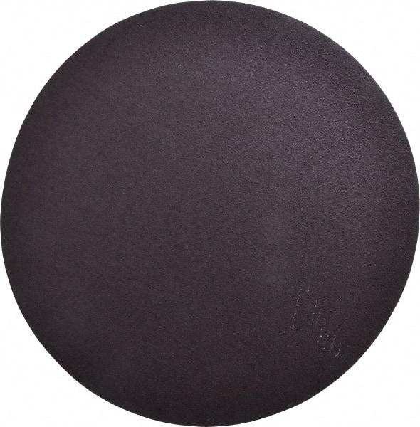 Merit Abrasives - 12" Diam, 60 Grit Aluminum Oxide Adhesive PSA Disc - Coarse Grade, Black, Cloth Backing, Flexible, Use with Stationary Disc Sanders - Makers Industrial Supply