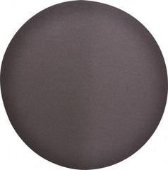 Merit Abrasives - 12" Diam, 80 Grit Aluminum Oxide Adhesive PSA Disc - Coarse Grade, Black, Cloth Backing, Flexible, Use with Stationary Disc Sanders - Makers Industrial Supply