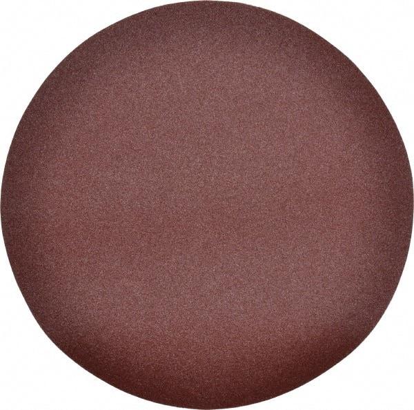 Merit Abrasives - 12" Diam, 180 Grit Aluminum Oxide Adhesive PSA Disc - Fine Grade, Black, Cloth Backing, Flexible, Use with Stationary Disc Sanders - Makers Industrial Supply