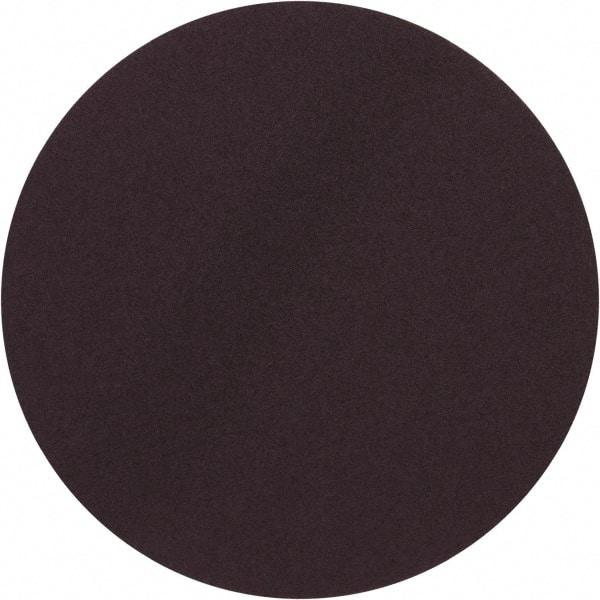 Merit Abrasives - 20" Diam, 36 Grit Aluminum Oxide Adhesive PSA Disc - Very Coarse, Black, Cloth Backing, Flexible - Makers Industrial Supply