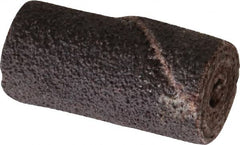 Merit Abrasives - 1/2" Max Roll Diam x 1" OAL, 60 Grit Aluminum Oxide Straight Cartridge Roll - 1/8" Pilot Hole Diam, Medium Grade - Makers Industrial Supply