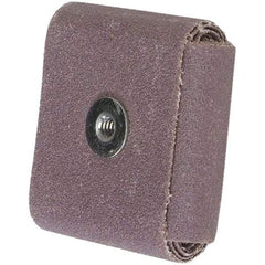 Merit Abrasives - 60 Grit, Medium Grade, Aluminum Oxide Square Pad - 1-1/2" Long x 1-1/2" Wide x 1/2" Thick - Makers Industrial Supply