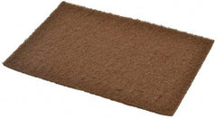 Norton - Medium Grade, Aluminum Oxide Hand Pad - Tan, 6" Wide x 9" Long, Nonwoven - Makers Industrial Supply