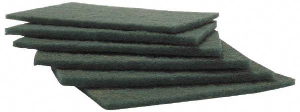 Merit Abrasives - Aluminum Oxide Hand Pad - Green, 6" Wide x 9" Long, Nonwoven - Makers Industrial Supply