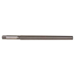 Alvord Polk - #10 Pin, 0.7216" Diam, 0.5799" Small End, 9/16" Diam Straight Shank, 6-1/16" Flute, Taper Pin Reamer - Makers Industrial Supply