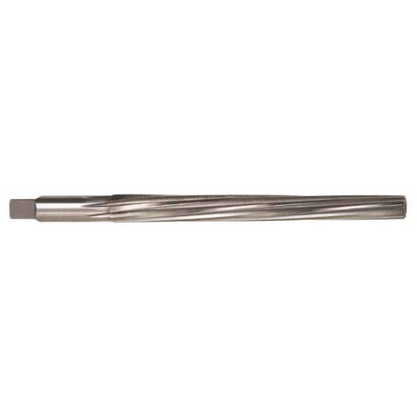 Alvord Polk - 8mm Pin, 0.4255" Diam, 0.311" Small End, 0.4062" Diam Straight Shank, 5.551" Flute, Taper Pin Reamer - Makers Industrial Supply